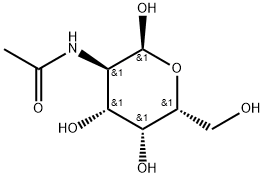 2-乙酰胺基-2-脱氧-D-半乳糖, 14215-68-0, 结构式