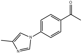1-(4-(4-Methyl-1H-imidazol-1-yl)phenyl)ethanone Structure