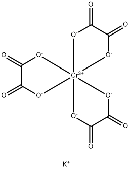 CHROMIC POTASSIUM OXALATE Struktur