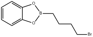 2-(4-溴丁基)-1,3,2-苯并二氧杂戊硼烷 结构式