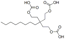 octylmethane-tri-(2-oxabutanoic acid) Struktur
