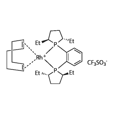 142184-30-3 (+)-1,2-双ó(2S,5S)-二乙基环丁磷烷苯(环辛二烯)三氟甲磺酸铑