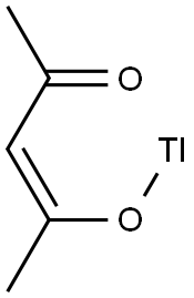 (pentane-2,4-dionato-O,O')thallium Structure