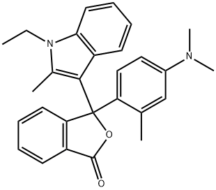 1(3H)-Isobenzofuranone,3-[4-(diMethylaMino)-2-Methylphenyl]-3-(1-ethyl-2-Methyl-1H-indol-3-yl)- Struktur