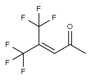 5,5,5-TRIFLUORO-4-(TRIFLUOROMETHYL)PENT-3-EN-2-ONE, 97% MIN. Structure