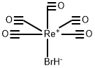 レニウムペンタカルボニルブロミド 化学構造式
