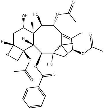 13-乙酰基-9-羟基巴卡丁 III,142203-65-4,结构式