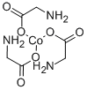 トリスグリシンコバルト(III) 化学構造式