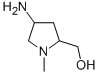 2-Pyrrolidinemethanol,4-amino-1-methyl- Struktur