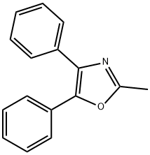 2-METHYL-4,5-DIPHENYLOXAZOLE Struktur