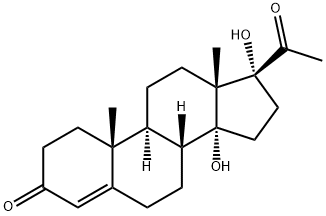 14,17-二羟基黄体酮, 14226-13-2, 结构式