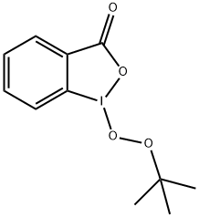 1-(tert-ブチルペルオキシ)-1,2-ベンズヨードキソール-3-(1H)-オン 化学構造式