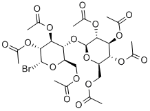 乙酰溴代纤维二糖, 14227-66-8, 结构式