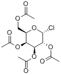 2,3,4,6-TETRA-O-ACETYL-ALPHA-D-GALACTOPYRANOSYL CHLORIDE 化学構造式