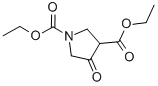 1,4-二乙氧羰基-3-吡咯烷酮, 142288-14-0, 结构式