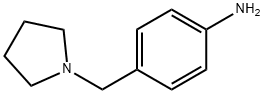 4-(ピロリジン-1-イルメチル)アニリン 化学構造式