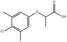 2-(4-氯-3,5-二甲基苯氧基)丙酸, 14234-20-9, 结构式