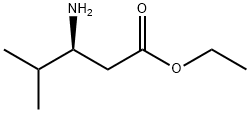 (S)-3-AMINO-4-METHYLPENTANOIC ACID ETHYL ESTER 化学構造式