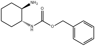 1-(N-苄氧基羰基)-反式-环己烷-1,2-二胺, 142350-85-4, 结构式