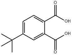 4-tert-butylphthalic acid 化学構造式