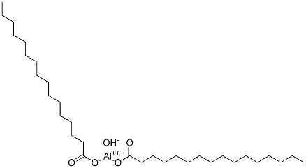 ビス(ヘキサデカン酸)アルミニウムヒドロキシド 化学構造式