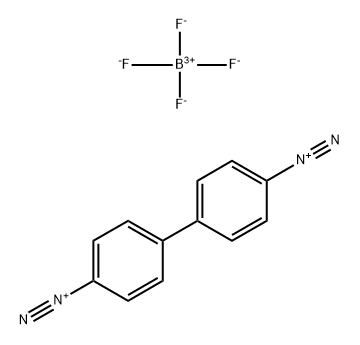 4,4'-Biphenylbisdiazonium fluoroborate Struktur