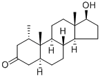 甲氢睾酮,1424-00-6,结构式