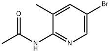 2-乙酰氨基-5-溴-3-甲基吡啶,142404-81-7,结构式