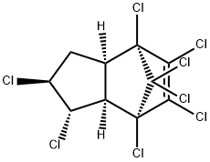 (-)-TRANS-CHLORDANE 化学構造式
