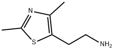 (2,4-二甲基-5-噻唑)乙胺盐酸盐, 142437-68-1, 结构式