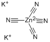 POTASSIUM ZINC CYANIDE Structure