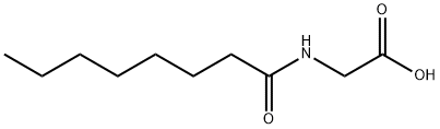 Caprylylglycine Struktur