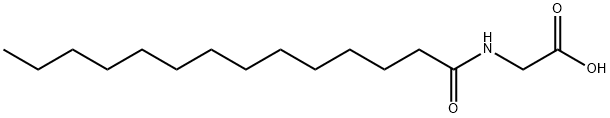 ミリストイル-GLY-OH 化学構造式