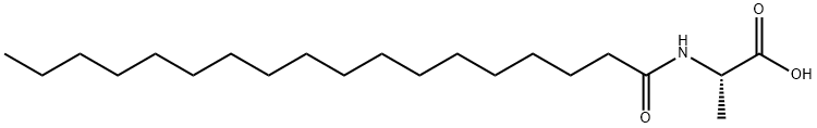 N-十八酰基-L-丙氨酸,14246-60-7,结构式