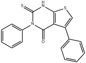 3,5-DIPHENYL-2-THIOXO-2,3-DIHYDROTHIENO[2,3-D]PYRIMIDIN-4(1H)-ONE Structure