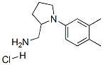 [1-(3,4-dimethylphenyl)pyrrolidin-2-yl]methanamine hydrochloride|