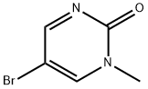 5-溴-1-甲基嘧啶-2(1H)-酮 结构式