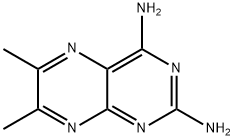 6,7-ジメチル-2,4-プテリジンジアミン 化学構造式