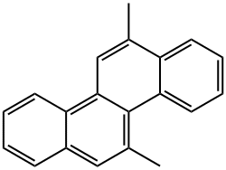 5,12-dimethylchrysene Struktur