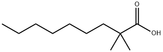 2,2-ジメチルノナン酸 化学構造式