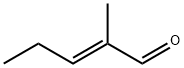 2-METHYL-2-PENTENAL Structure