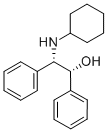 (1R,2S)-2-シクロヘキシルアミノ-1,2-ジフェニルエタノール 化学構造式