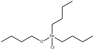 ブトキシジブチルクロロスタンナン 化学構造式