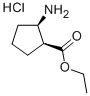 ETHYL CIS-2-AMINO-1-CYCLOPENTANE CARBOXYLATE HYDROCHLORIDE, 99 Structure