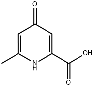 6-甲基-4-氧代-1,4-二氢吡啶-2-羧酸 结构式