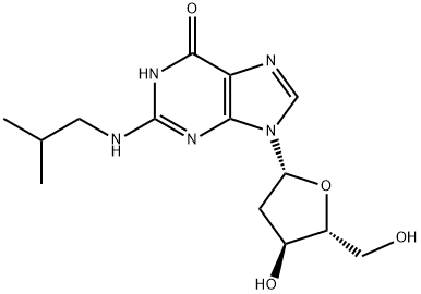 N2-ISOBUTYRYL-2'-DEOXYGUANOSINE 化学構造式