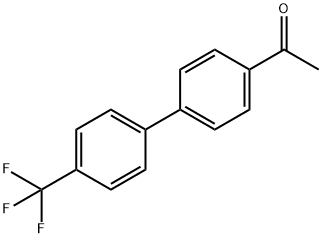 1-(4'-TRIFLUOROMETHYL-BIPHENYL-4-YL)-ETHANONE 化学構造式