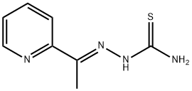 (E)-2-(1-(2-Pyridinyl)ethylidene)hydrazinecarbothioamide Structure
