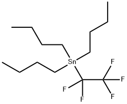 トリブチル(ペンタフルオロエチル)スタンナン 化学構造式