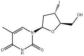 3'-DEOXY-3'-IODOTHYMIDINE 结构式